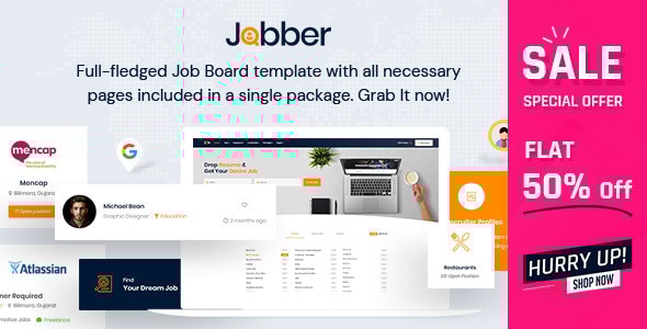 Jobber - Job Board HTML5 Template Jobber - Job Board HTML5 Template