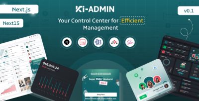 Ki-admin Next 15 + Typescript Admin Dashboard Template