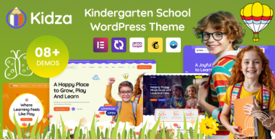 Kidza - Kindergarten WordPress Theme for PreScool
