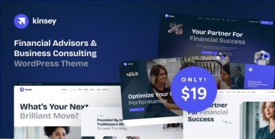 Kinsey - Financial Advisors & Business Consulting WordPress Theme