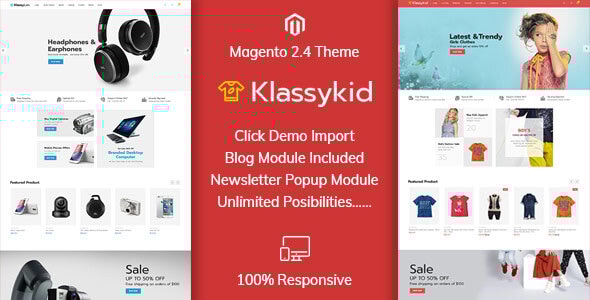 Klassy Kids Fashion - Electronics Magento 2.4 Theme Klassy Kids Fashion - Electronics Magento 2.4 Theme