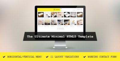 Laboq - The Ultimate HTML5 Minimal Template