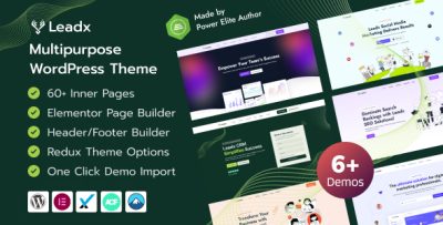 Leadx - Multipurpose Marketing & Business WordPress Theme
