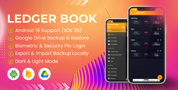 Ledger Book – Account Manager | Expense & Income Tracker | Business Accounting App (Android) Ledger Book – Account Manager | Expense & Income Tracker | Business Accounting App (Android)