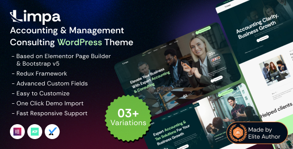 Limpa – Accounting & Management Consulting WordPress Theme Limpa – Accounting & Management Consulting WordPress Theme