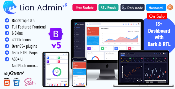 Lion - Responsive Bootstrap 5 Admin Dashboard Template and WebApp Lion - Responsive Bootstrap 5 Admin Dashboard Template and WebApp