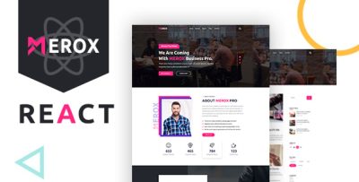 Merox - Corporate React JS Template