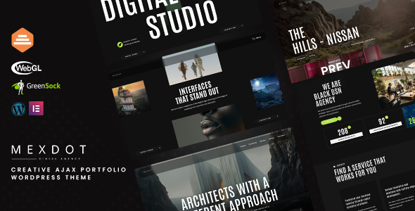 MexDot - Creative Portfolio WordPress Theme MexDot - Creative Portfolio WordPress Theme