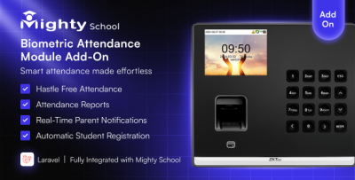 Mighty School – ZKTeco Attendance Device Automation Addon