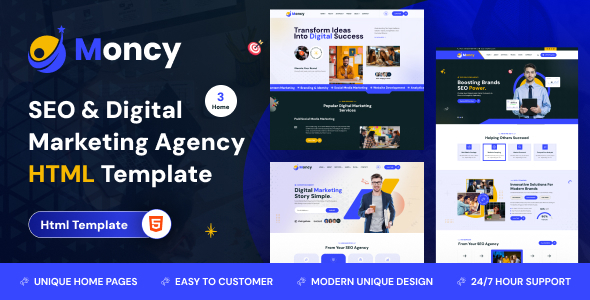 Moncy - SEO & Digital Marketing Html Template Moncy - SEO & Digital Marketing Html Template