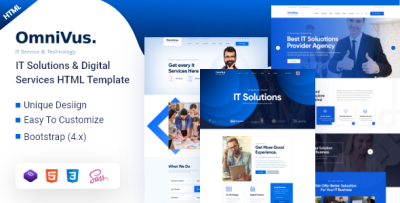 Omnivus - IT Solutions & Digital Services HTML5 Template