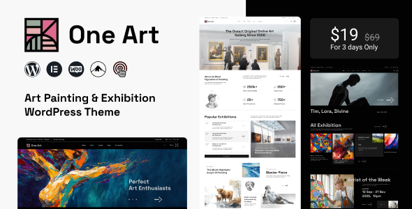 One Art - Portfolio & Artist WordPress Theme One Art - Portfolio & Artist WordPress Theme