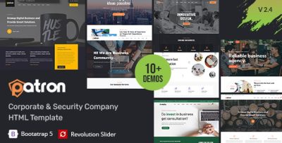 Patron - Security Company Template