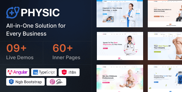 Physic - Angular 20 Medical Healthcare Template Physic - Angular 20 Medical Healthcare Template