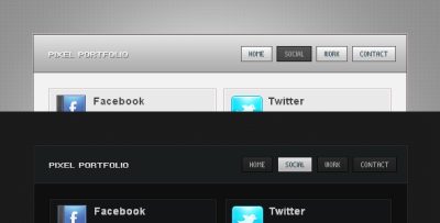 Pixel Portfolio - Vcard