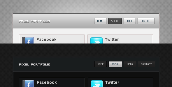 Pixel Portfolio - Vcard Pixel Portfolio - Vcard