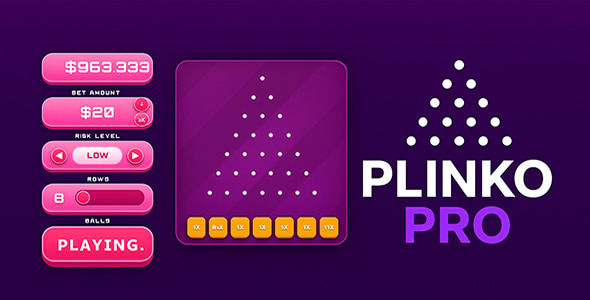 Plinko Pro - Responsive HTML5 Plinko Game (Admin Panel Included) Plinko Pro - Responsive HTML5 Plinko Game (Admin Panel Included)