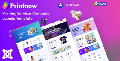 Printnow - Printing Services Company Joomla Template