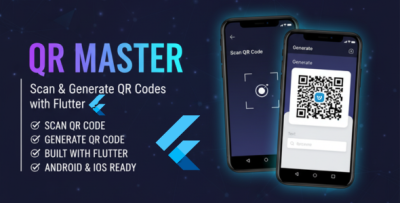 QR Master - Flutter QR Code Scanner & Generator