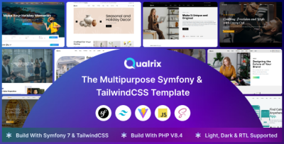 Qualrix - The Multipurpose Symfony Template