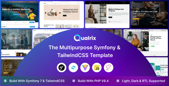 Qualrix - The Multipurpose Symfony Template Qualrix - The Multipurpose Symfony Template