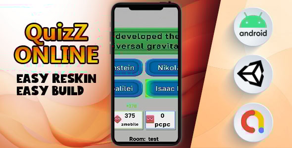 QuizZ Online - (Unity - Admob - Game) QuizZ Online - (Unity - Admob - Game)