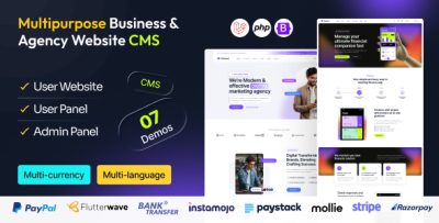 Quland - Multipurpose Business and Agency Laravel Website CMS
