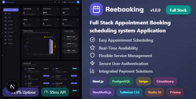 Reebooking - Spa Saloon Service Appointment Booking scheduling system Software & Solution