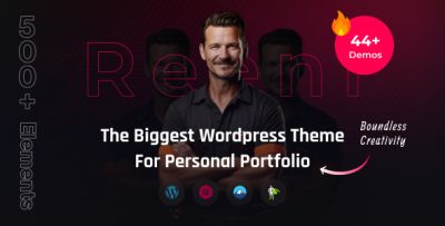 Reeni - Personal Portfolio Resume WordPress Theme