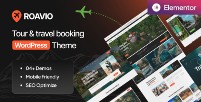 Roavio  - Tour & Travel Booking WordPress Theme