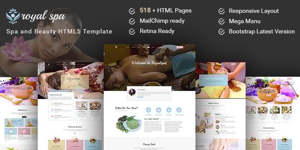 Royal Spa HTML Template Royal Spa HTML Template