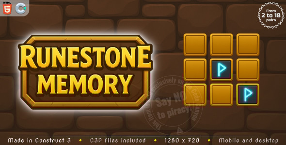 Runestone Memory - HTML5 Memory game Runestone Memory - HTML5 Memory game