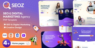 SEOZ - SEO & Digital Marketing Agency PHP Template