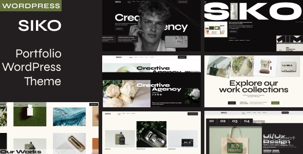 Siko - Creative Portfolio & Agency WordPress Theme Siko - Creative Portfolio & Agency WordPress Theme