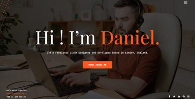Sliim – Personal Portfolio React NextJs Template