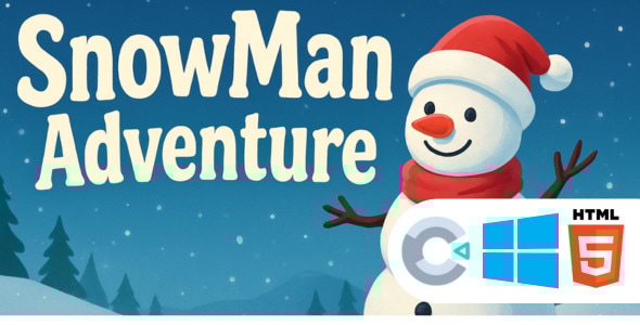 SnowMan Aventures - HTML5 Game - Construct 3 SnowMan Aventures - HTML5 Game - Construct 3