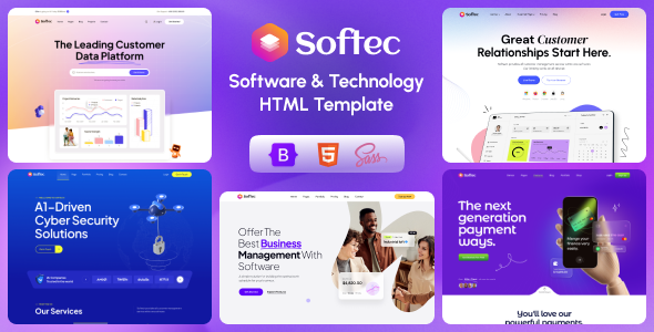 Softec - Software & Technology HTML Template Softec - Software & Technology HTML Template