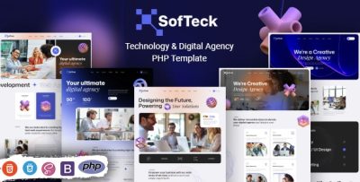 Softeck - Technology & Digital Agency PHP Template