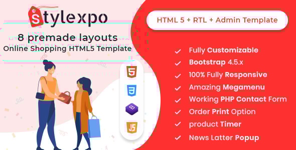 Stylexpo- Responsive Multipurpose E-Commerce HTML5 + RTL + Admin Template Stylexpo- Responsive Multipurpose E-Commerce HTML5 + RTL + Admin Template