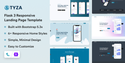 Styza - App Landing Page Flask Template