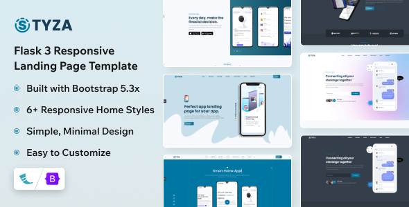 Styza - App Landing Page Flask Template Styza - App Landing Page Flask Template