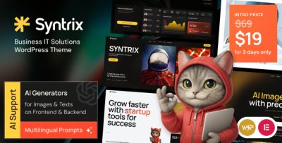 Syntrix - Business IT Solutions WordPress Theme