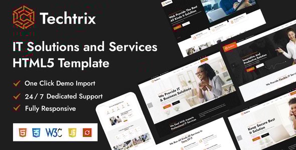 Techtrix - IT Solutions & Services HTML Templates Techtrix - IT Solutions & Services HTML Templates