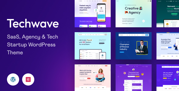 Techwave - SaaS, Tech Startup & Agency WordPress Theme Techwave - SaaS, Tech Startup & Agency WordPress Theme