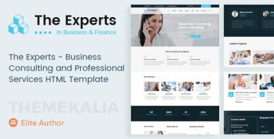 The Experts - Business Consulting and Professional Services HTML Template