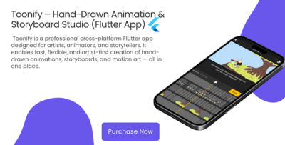 Toonify – Hand-Drawn Animation & Storyboard Studio (Flutter App)