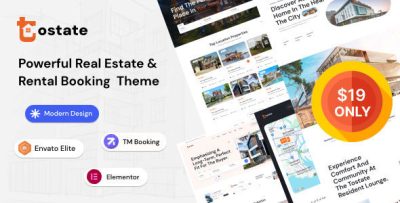 Tostate - Ads Property & Real Estate WordPress Theme