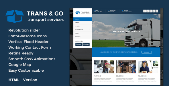 TransGo - Transport & Logistics HTML5 Template TransGo - Transport & Logistics HTML5 Template