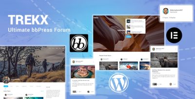 TREKX - bbPress Forum Outdoor Community WordPress Theme