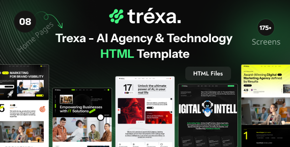 Trexa - AI Agency & Technology Html Template Trexa - AI Agency & Technology Html Template